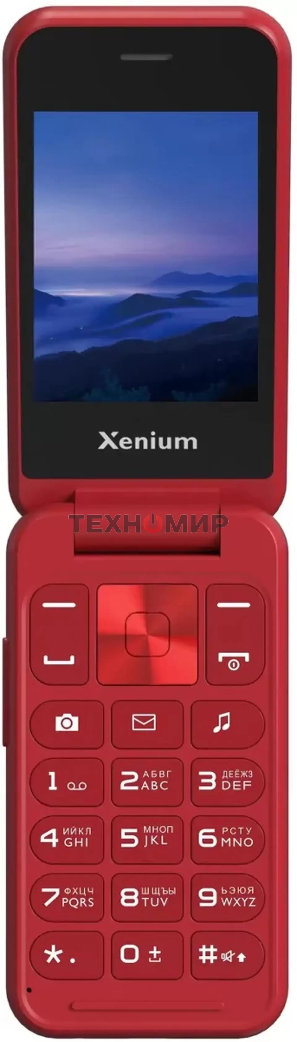 Мобильный телефон Xenium X680 красный раскладной
