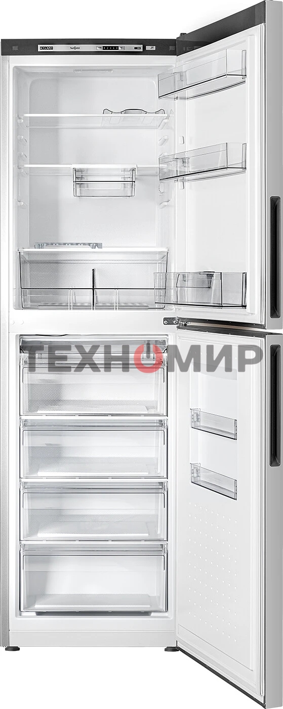 Холодильник Atlant ХМ 4623-181 серебристый двухкамерный 182/159л морозилка снизу