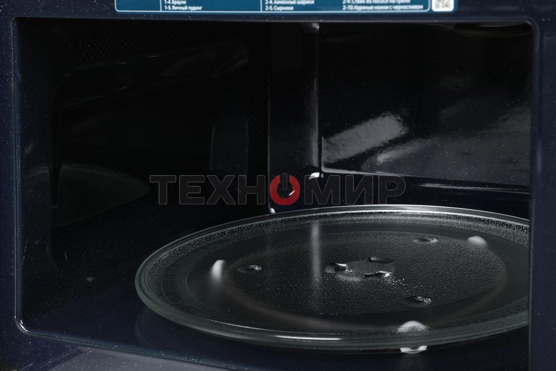 Микроволновая печь Samsung MG23T5018AK/BW черный, 23 л, 800 Вт, переключатели - сенсор