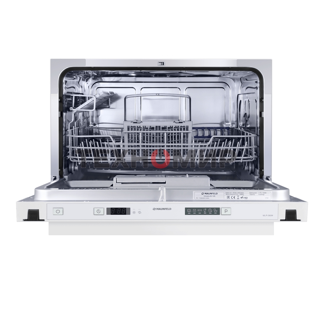 Встраиваемая посудомоечная машина Maunfeld MLP-06IM, белый, 55 см, 6 компл., 49 дБ, класс A+