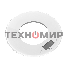 Весы кухонные Blackton Bt KS1010 белый, тип управления: сенсорное. дисплей LCD. количество высокочувствительных датчиков: 4. выбор единиц измерения: грамм, фунт: унция, миллилитр, жидкая унция. интервал измерения: 1 г. максимальный вес: 5 кг. функция выче