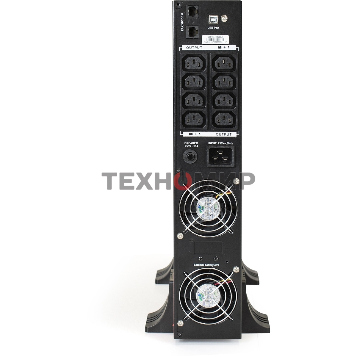 Источник бесперебойного питания Pure Sine Wave ExeGate SinePower UHB-3000.LCD.AVR.C13.RJ.USB.2U 3000VA/2400W,8*C13,RM/Tower