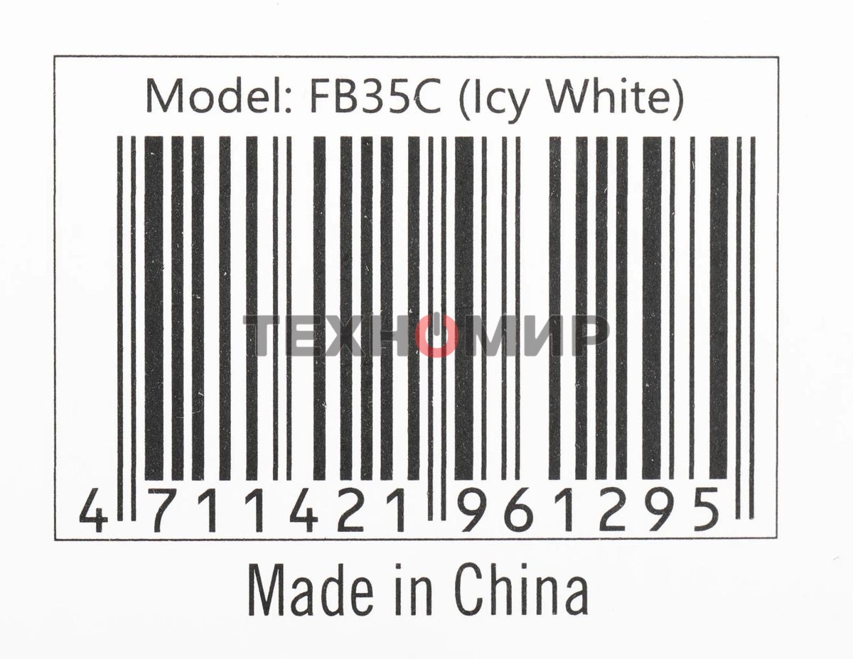 Мышь беспроводная A4Tech Fstyler FB35C белый, 2000 dpi, радиоканал, Bluetooth, USB, кнопки - 6