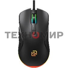 Мышь проводная Oklick 750G черный, 7200 dpi, USB, кнопки - 5