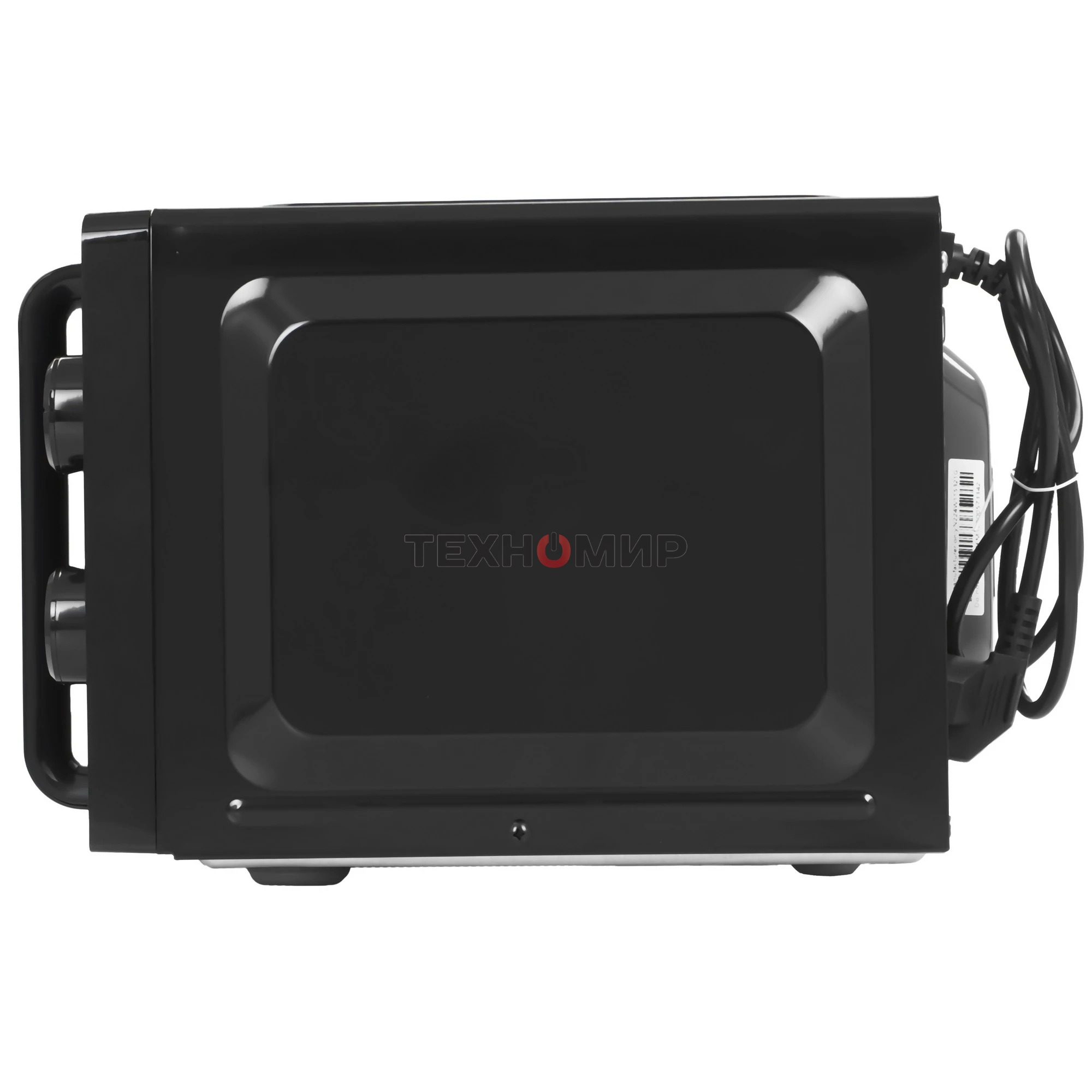 Микроволновая печь BQ MWO-20004SM/W черный, 20 л, 700 Вт, переключатели - поворотный механизм