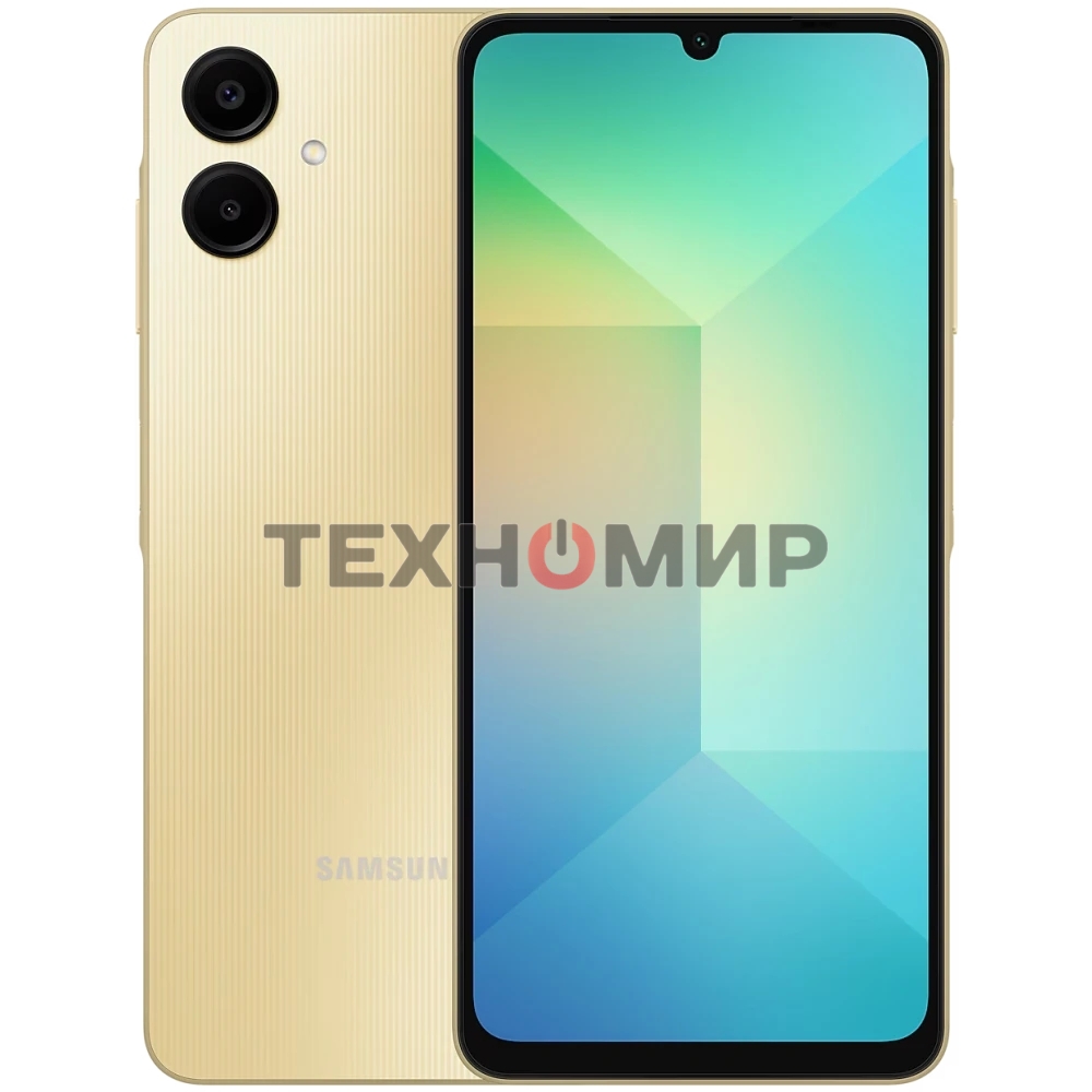 Смартфон Samsung Galaxy A06 SM-A065F, 4/128Gb, золотистый