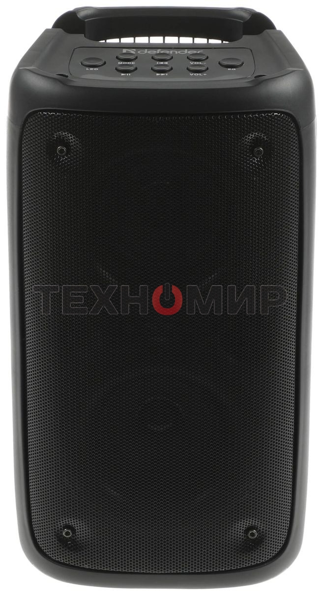 Портативная колонка Defender Boomer 20 20Вт Light/BT/FM/USB/AUX/MIC черный