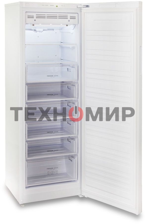 Морозильная камера Бирюса Б-6047SN, белый, 280л, 8 ящиков