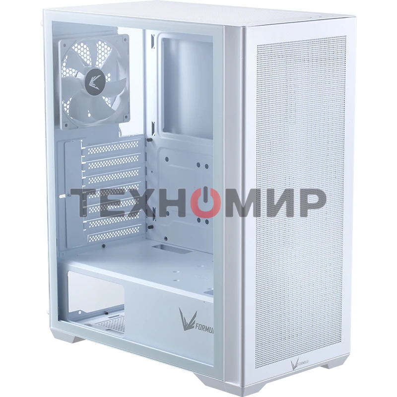 Компьютерный корпус AeroCool/Formula Air Power G5 белый без БП ATX 1x120мм 1xUSB 3.0 1xUSB3.1 audio bott PSU