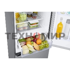 Холодильник Samsung RB38C600CS9/EF серебристый двухкамерный 276/114л морозилка снизу, No Frost