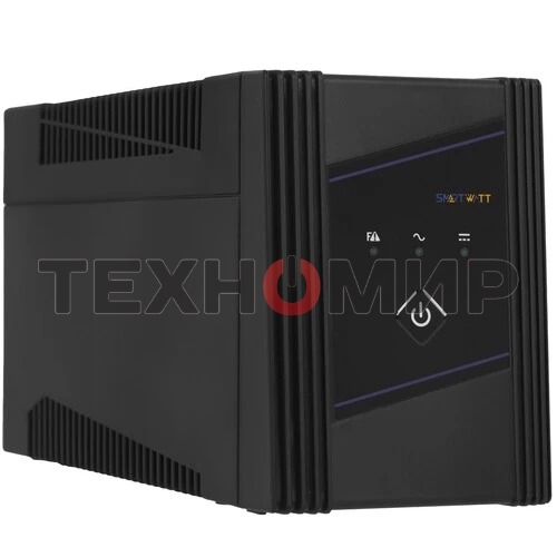 Источник бесперебойного питания SMARTWATT линейно-интерактивный, 650/360 ВА/Вт, напольный, LED индикация, Shuko CEE7/4 - 2 шт.