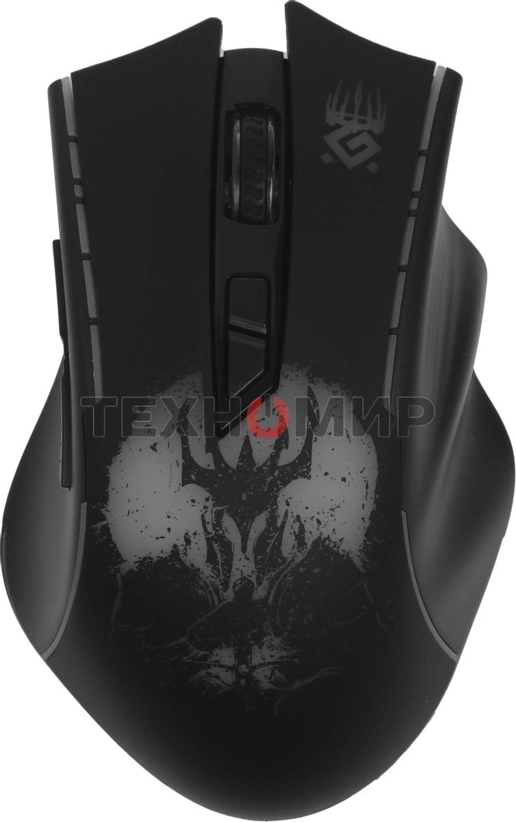 Мышь беспроводная Defender Kronos GM-695 черный, 1600 dpi, радиоканал, USB, кнопки - 7