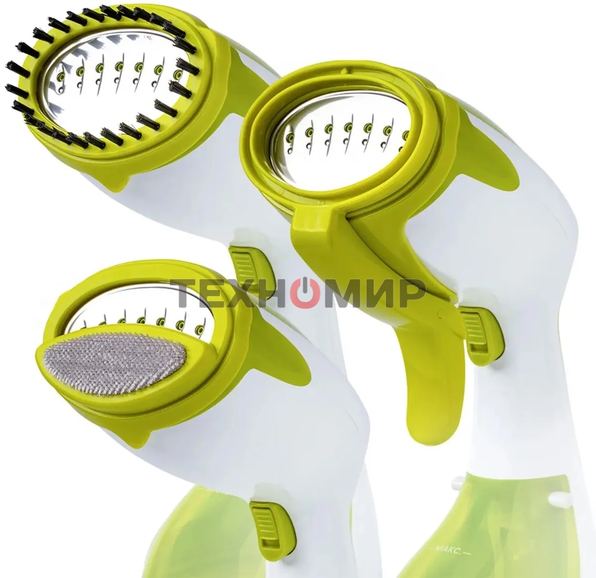 Отпариватель Kitfort КТ-9107 белый/салатовый, 1200 Вт, 18 г/мин, 260 мл