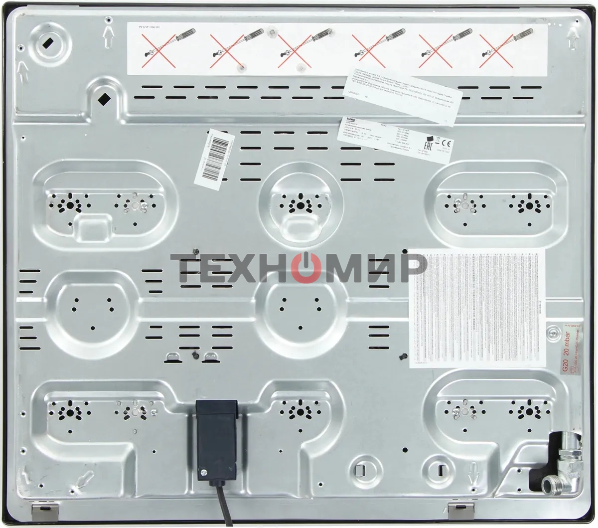 Газовая варочная панель Beko HIAG 64223 B черный