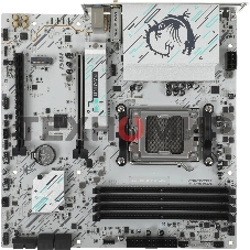 Материнская плата MSI B840M GAMING PLUS WIFI6E, AM5, AMD B840, 4xDDR5, 4xSATA, 2xM.2, 1xPCIe 4.0 x16, 1xPCIe 3.0 x4, 1xHDMI (v2.1), 1xUSB-C 10Gbps, 1xUSB-A 10Gbps, 2xUSB-A 5Gbps, 4xUSB-A 2.0, 1x2.5Gb LAN, Wi-Fi 6E, Bluetooth 5.3, 2x3.5 мм, 7.1, mATX