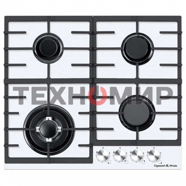 Газовая варочная панель Zigmund & Shtain M 28.6 W белый