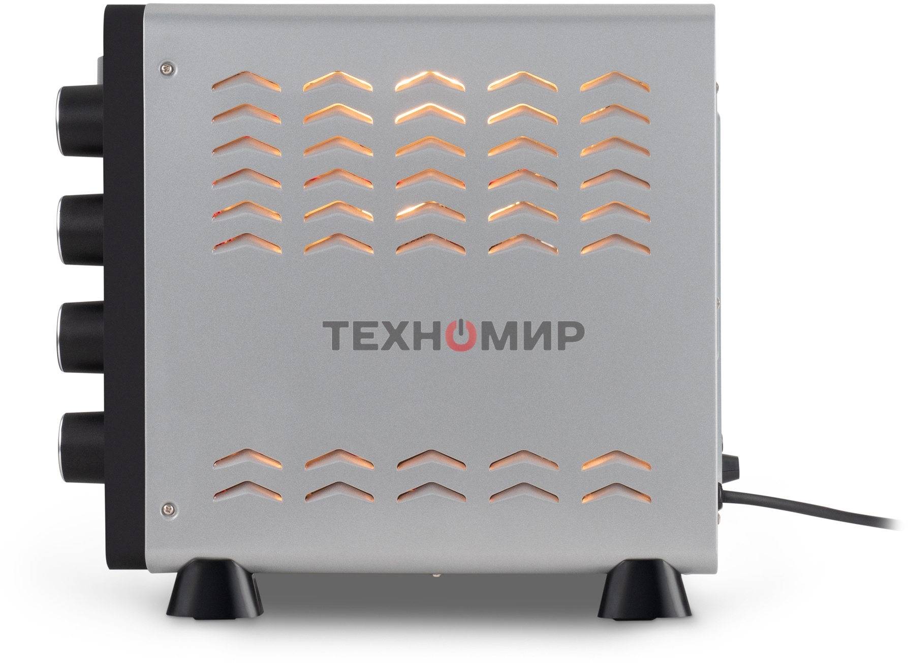 Мини-печь Hyundai MIO-HY081 38 л, 2000 Вт, серебристый/черный