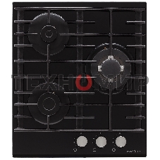 Газовая варочная поверхность Krona HAGEL 45 BL W черный