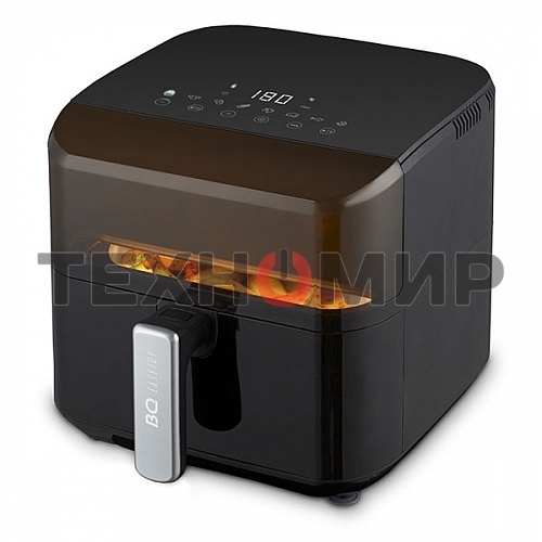 Аэрогриль BQ GR2001 черный. Мощность:1500 Вт, Объем: 4,0 л