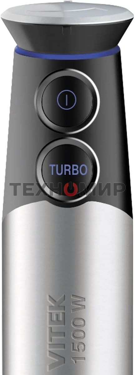 Блендер погружной Vitek VT-3411 1500 Вт, стальной/черный