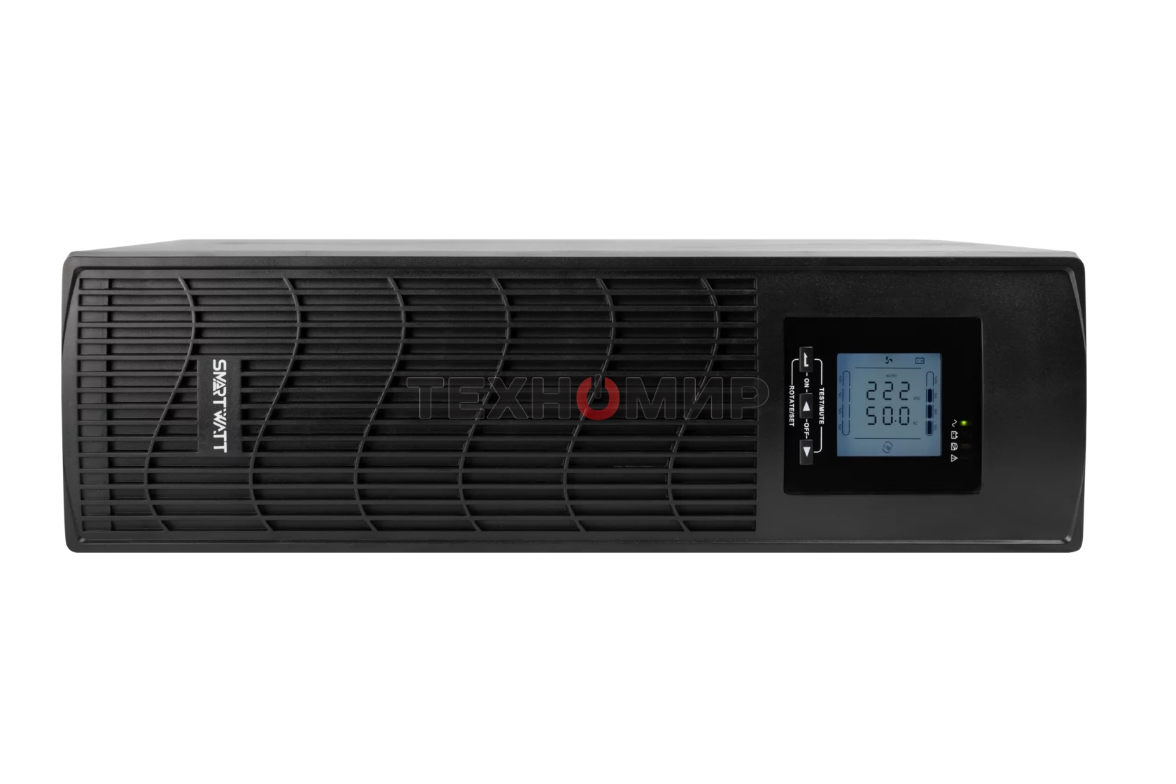 Источник бесперебойного питания SMARTWATT UPS DATA 3kVA Line-interactive SIN 3000VA/2400W (Euro x1, IEC C13 x6, USB, RJ11/RJ45 protection, SNMP, LCD