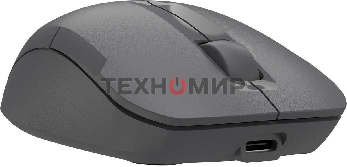 Мышь беспроводная A4Tech Fstyler FG15CS Air2 серый, 1200 dpi, радиоканал, USB, кнопки - 3