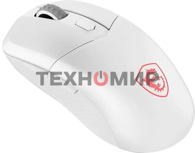 Мышь беспроводная/проводная MSI VERSA 300 белый, 8000 dpi, радиоканал, Bluetooth, USB, кнопки - 6