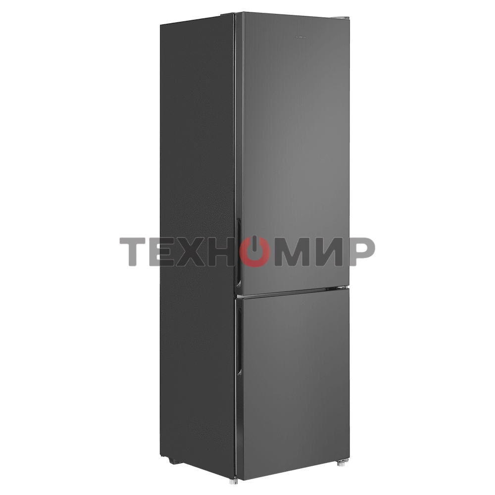 Холодильник Maunfeld MFF200NFSTSE серый двухкамерный 271/106л л морозилка снизу, No Frost