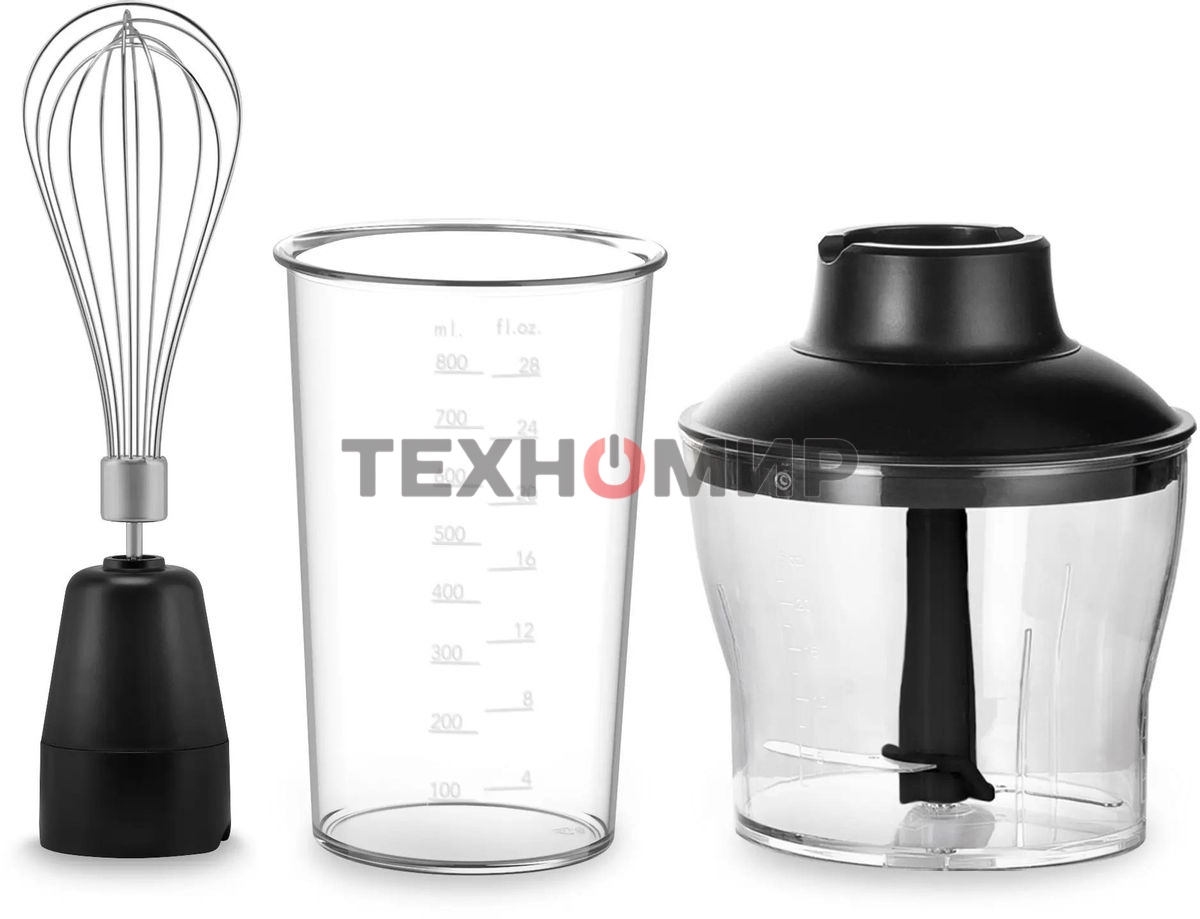 Блендер погружной Vitek VT-3411 1500 Вт, стальной/черный