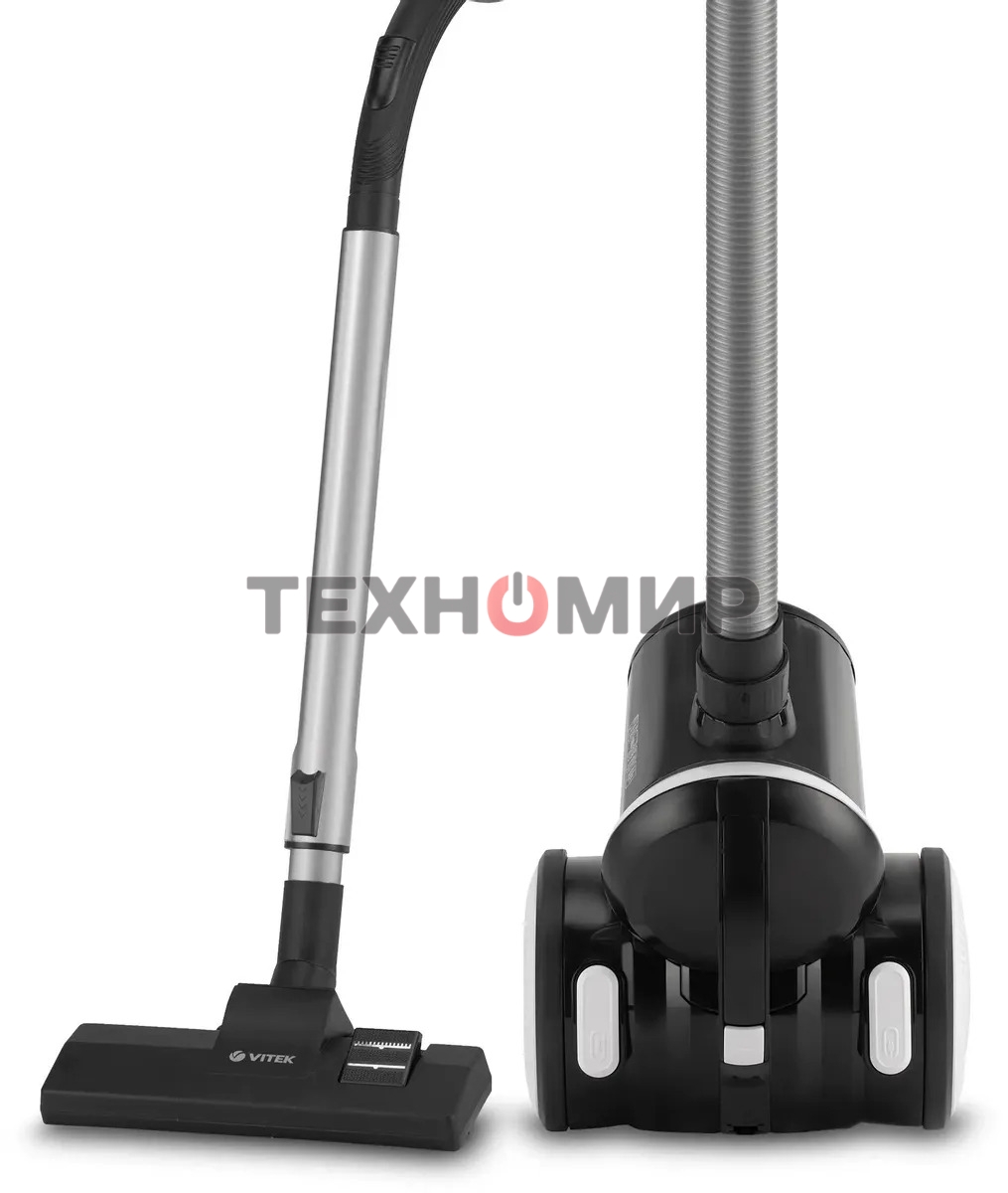 Пылесос Vitek Metropolis VT-8142 черный, 200/1500 Вт, уборка сухая, пылесборник циклонный фильтр 1.8 л