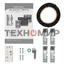 Газовая варочная панель Krona HAGEL 30 BL независимая, черный