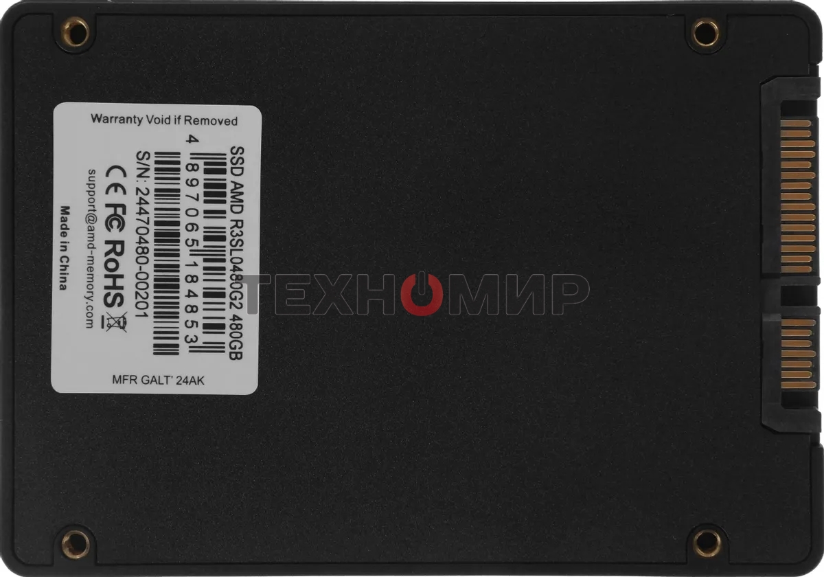 Накопитель SSD AMD Radeon R3SL0480G2, 480Gb, 2.5