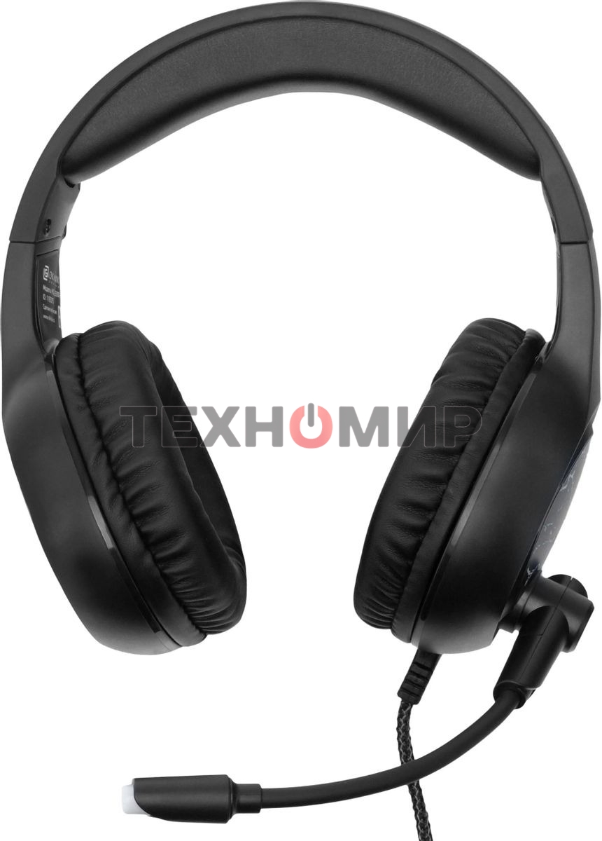 Наушники с микрофоном Oklick HS-L930G SNORTER черный/синий 2м мониторные USB оголовье (HS-L930G)