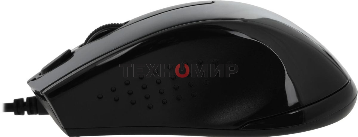 Мышь проводная A4Tech N-500FS черный, 1200 dpi, USB, кнопки - 4
