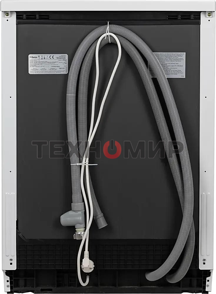 Посудомоечная машина Hansa ZWM616WH, белый, 59.8 см, 12 компл., 49 дБ, класс A++