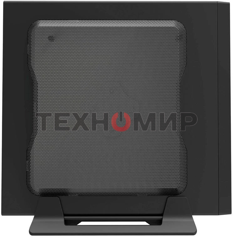 Компьютерный корпус Slim Case Powerman ME100S-BK front fan 4cm, 120W adapter, Mini ITX, VESA