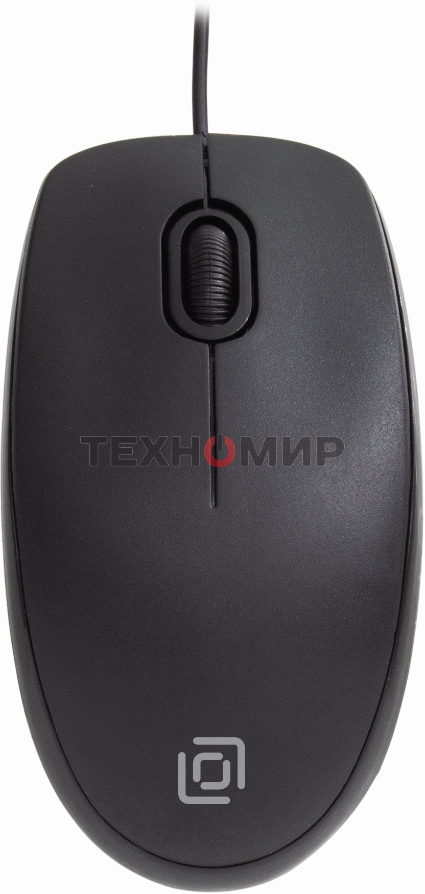Мышь проводная Oklick 195M черный, 800 dpi, USB, кнопки - 3