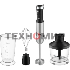 Блендер погружной Rondell RDE-1306 1200 Вт, черный/серебристый