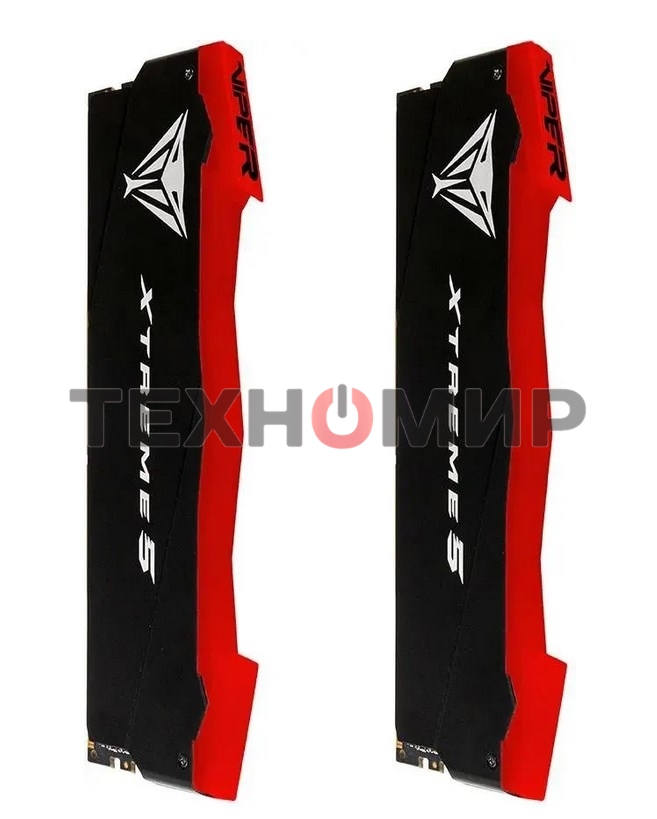 Оперативная память Patriot Viper Xtreme 5, DDR5, 32GB (2x16GB), 7600MHz, CL36, DIMM, с радиаторами, черный