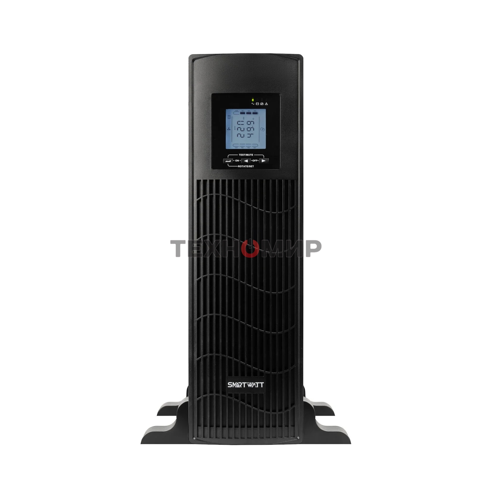Источник бесперебойного питания SMARTWATT UPS DATA 3kVA Line-interactive SIN 3000VA/2400W (Euro x1, IEC C13 x6, USB, RJ11/RJ45 protection, SNMP, LCD