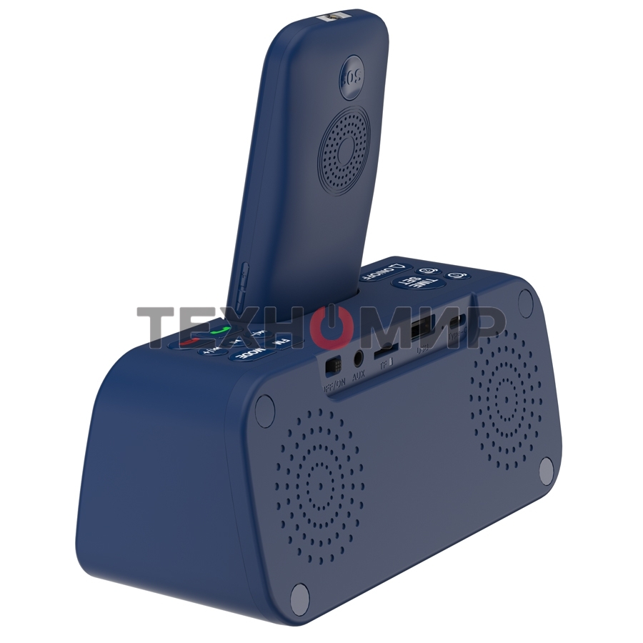 Мобильный телефон Maxvi RT-03 + док-станция, синий