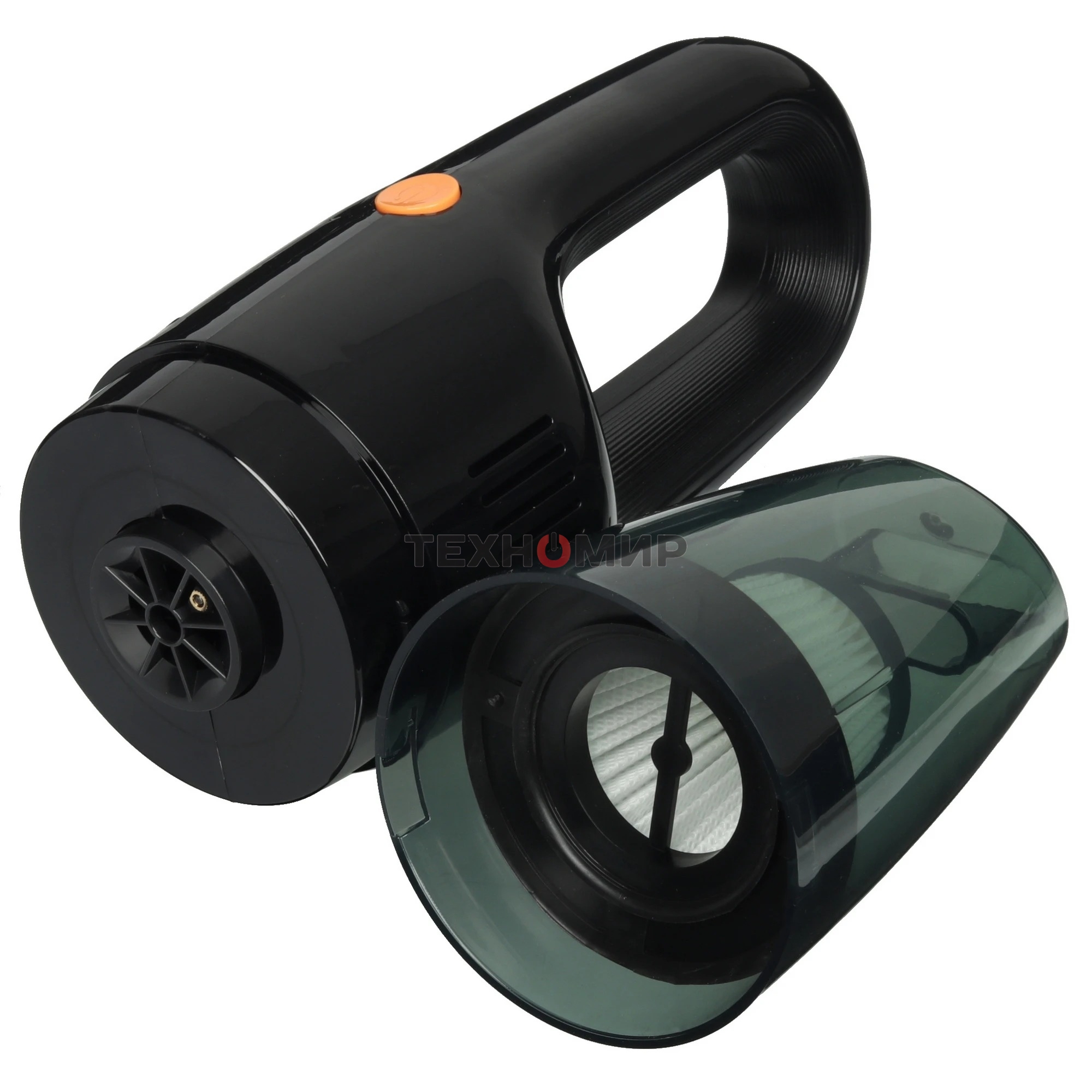 Пылесос автомобильный QUMO VaccoPM 6D черный/серый, 120 Вт, уборка сухая, пылесборник контейнер 0.35 л