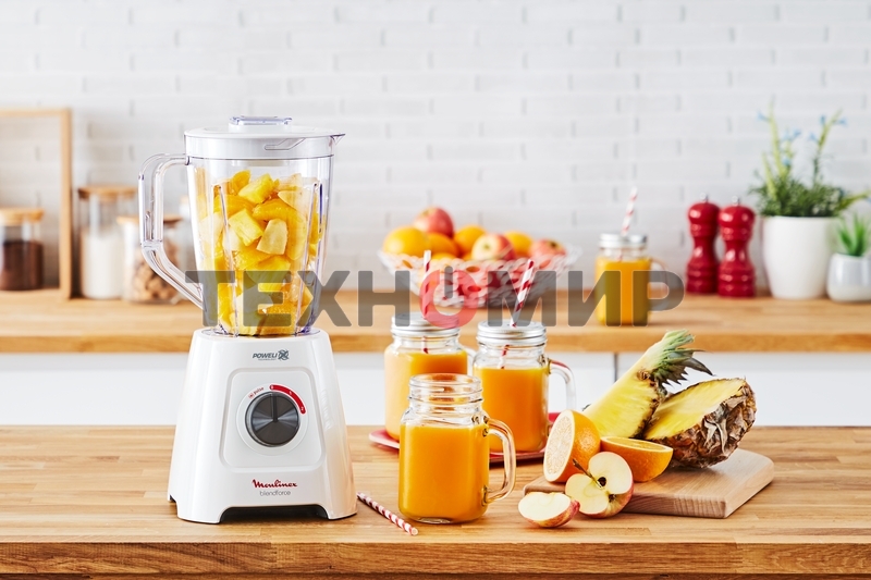 Блендер стационарный Moulinex Blendforce LM42Q110 600 Вт, белый