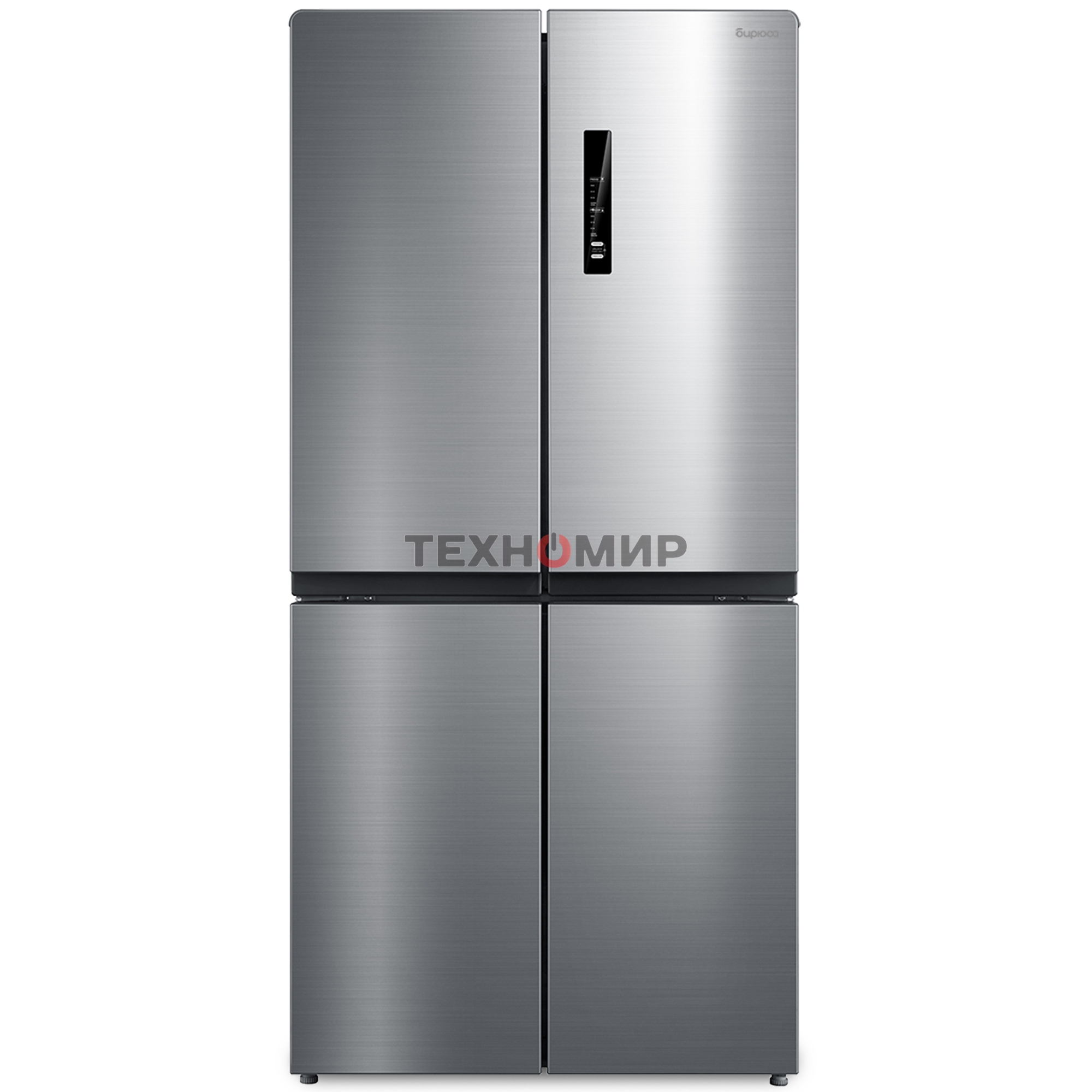 Холодильник Бирюса CD 466 I нержавеющая сталь трехкамерный инвертер 297/153 л морозилка снизу, No Frost, Side-by-Side