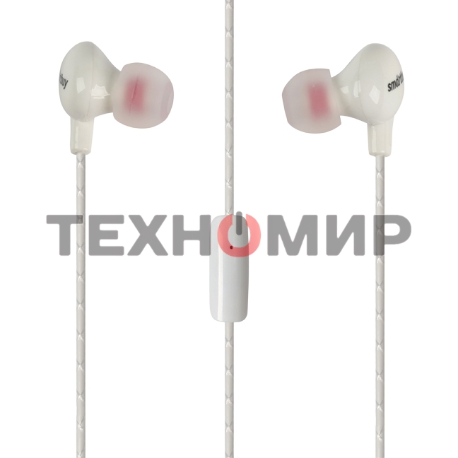 Универсальная мобильная гарнитура Smartbuy ORB, белая (SBH-750)