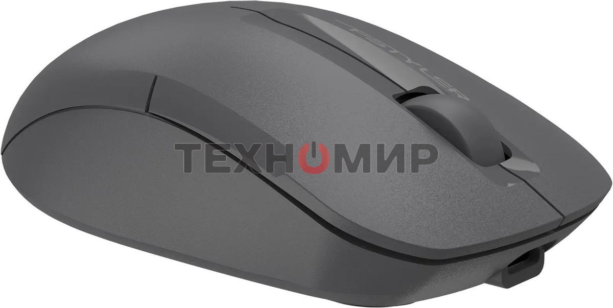 Мышь беспроводная A4Tech Fstyler FG15CS Air2 серый, 1200 dpi, радиоканал, USB, кнопки - 3