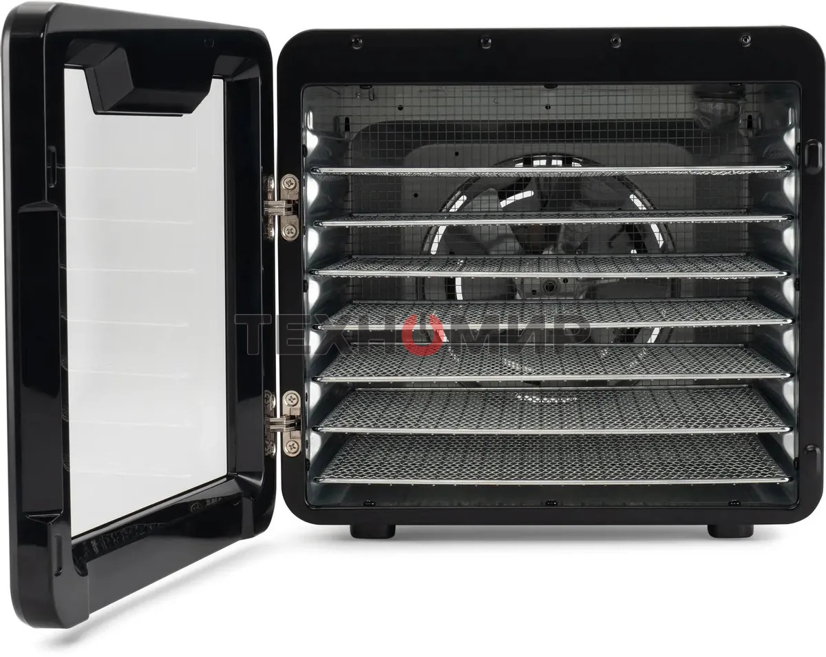 Сушка для фруктов и овощей Hyundai HYFD-8802 14под. 600Вт серебристый