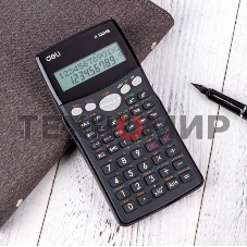 Калькулятор научный Deli ED-100MS черный 12-разр.