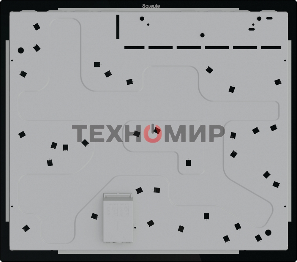 Варочная панель Gorenje ECT642BCSCE, 59 см, Hi-Light, 4 конфорки, таймер, сенсорное управление, шлифованный передний край, PowerBoost, дисплей, блокировка от детей, черный