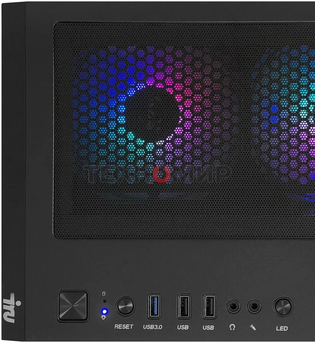 Компьютер IRU Tactio 510B7GP TWR i5 14400F (2.5) 32Gb SSD1Tb RTX 5070 12Gb Windows 11 Pro GbitEth 750W черный (RUS) (2126637)